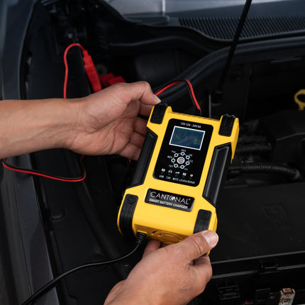 Cantonal Slimme acculader 12V/24V – 12A/6A – 7-traps laadproces
