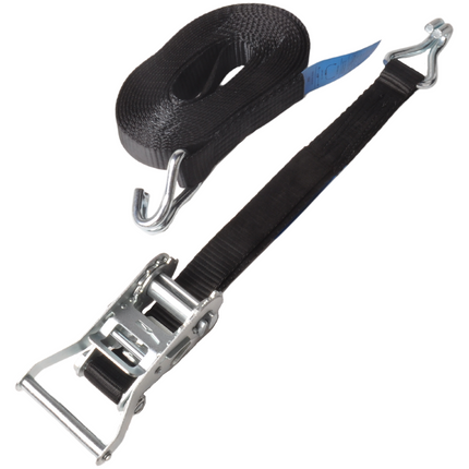 Cantonal Spanband - 600x3,5 cm - zwart - breekbelasting 3000 kg