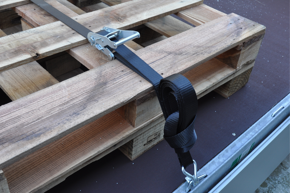 Cantonal Spanband - 600x3,5 cm - zwart - breekbelasting 3000 kg