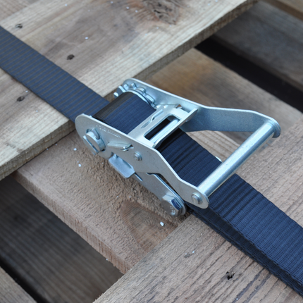 Cantonal Spanband - 600x3,5 cm - zwart - breekbelasting 3000 kg