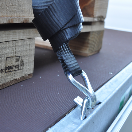 Cantonal Spanband - 600x3,5 cm - zwart - breekbelasting 3000 kg