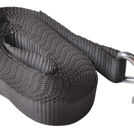 Cantonal Spanband - 600x3,5 cm - zwart - breekbelasting 3000 kg