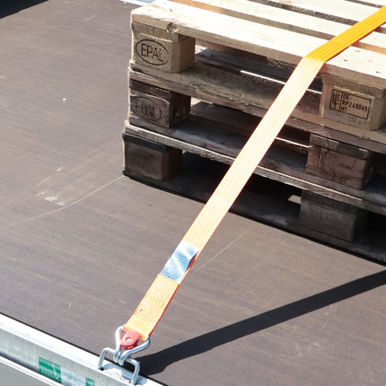 Cantonal Spanband met magnetische haak - 800x5 cm - 4000 kg - 2-delig - oranje