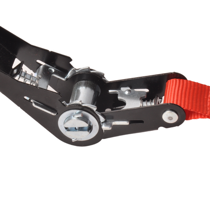 Cantonal Spanband set van 2 stuks rood 500x2,5 cm (750 kg)