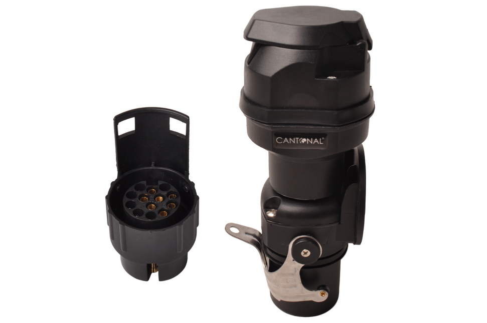 Cantonal Spanningsomvormer van 24V naar 12V - 15 polige N-doos naar 7/13 polige stekkerdoos