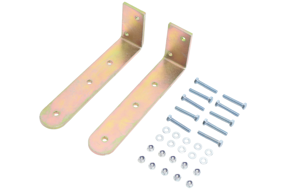 Cantonal Spatbordsteun set - 213x41x78 mm - inclusief bevestigingsmateriaal