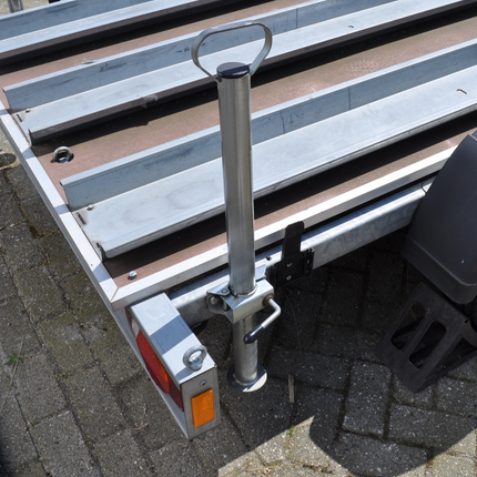 Cantonal Stalen steunpoot met handvat - 600 mm hoog - 48 mm buisdiameter