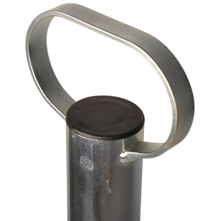 Cantonal Stalen steunpoot met handvat - 600 mm hoog - 48 mm buisdiameter