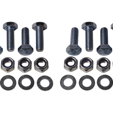 Cantonal Stalen steunpoten set 48 mm - complete set inclusief klemmen en bevestigingsmateriaal