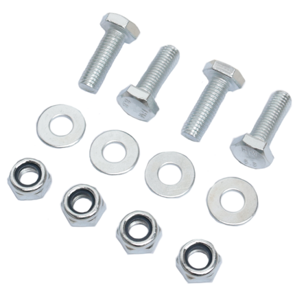Cantonal Stalen steunpoten set 48 mm - complete set inclusief klemmen en bevestigingsmateriaal