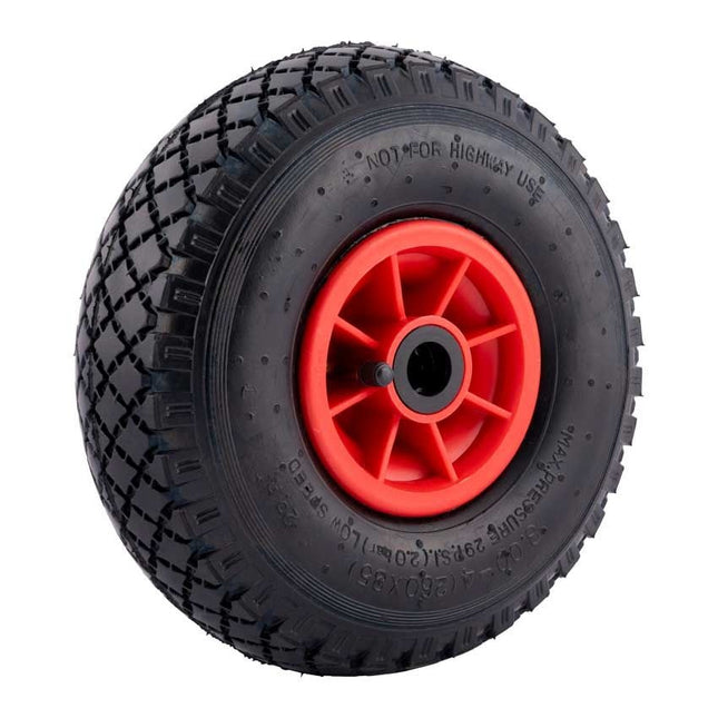 Cantonal Steekwagenwiel 3.00-4 - luchtband - 125 kg - 20 mm asgat/naafdiameter - inclusief rollager