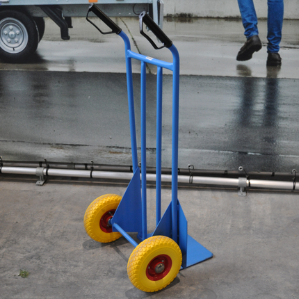 Cantonal Steekwagenwiel - 3.00-4 - massief/anti lek band en stalen velg - maximale belasting: 100 kg - asgat/naafdiameter: 20 mm - inclusief kogellager