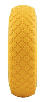 Cantonal Steekwagenwiel - 3.00-4 - massief/anti lek band en stalen velg - maximale belasting: 100 kg - asgat/naafdiameter: 20 mm - inclusief kogellager