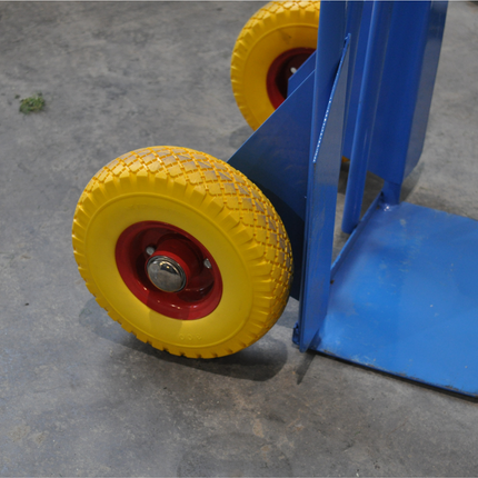 Cantonal Steekwagenwiel - 3.00-4 - massief/anti lek band en stalen velg - maximale belasting: 100 kg - asgat/naafdiameter: 20 mm - inclusief kogellager