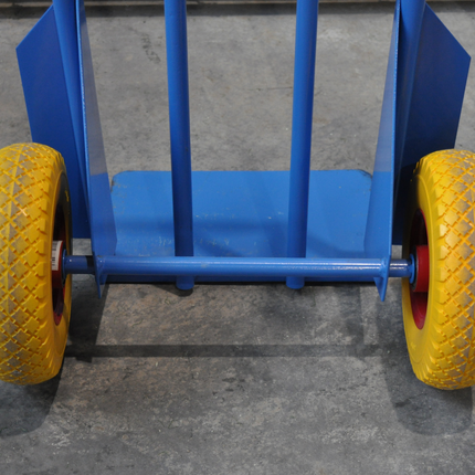 Cantonal Steekwagenwiel - 3.00-4 - massief/anti lek band en stalen velg - maximale belasting: 100 kg - asgat/naafdiameter: 20 mm - inclusief kogellager