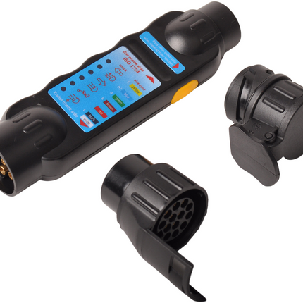 Cantonal Stekkertester 7/13 polig met 2 adapters
