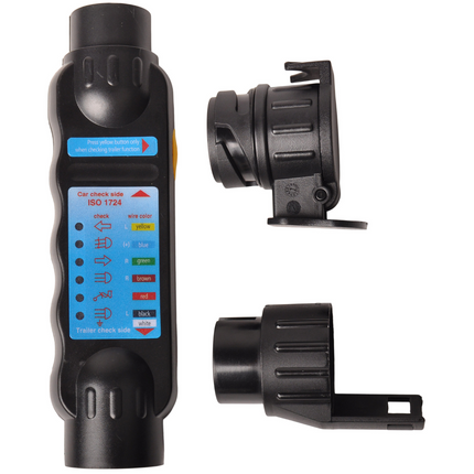 Cantonal Stekkertester 7/13 polig met 2 adapters