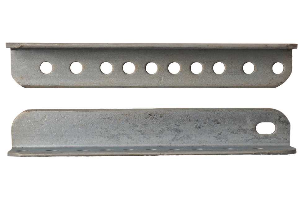 Cantonal Steunen voor kielrol lang 24,5 cm (per set)