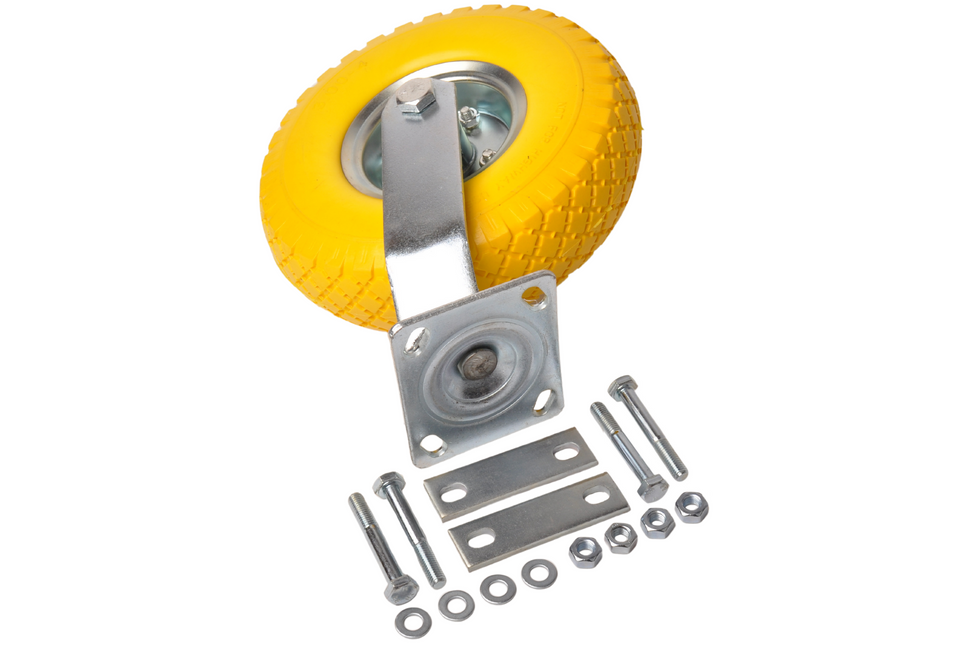 Cantonal Steunwiel zwenkwiel set - inclusief montagematerialen - 80 kg  draagvermogen