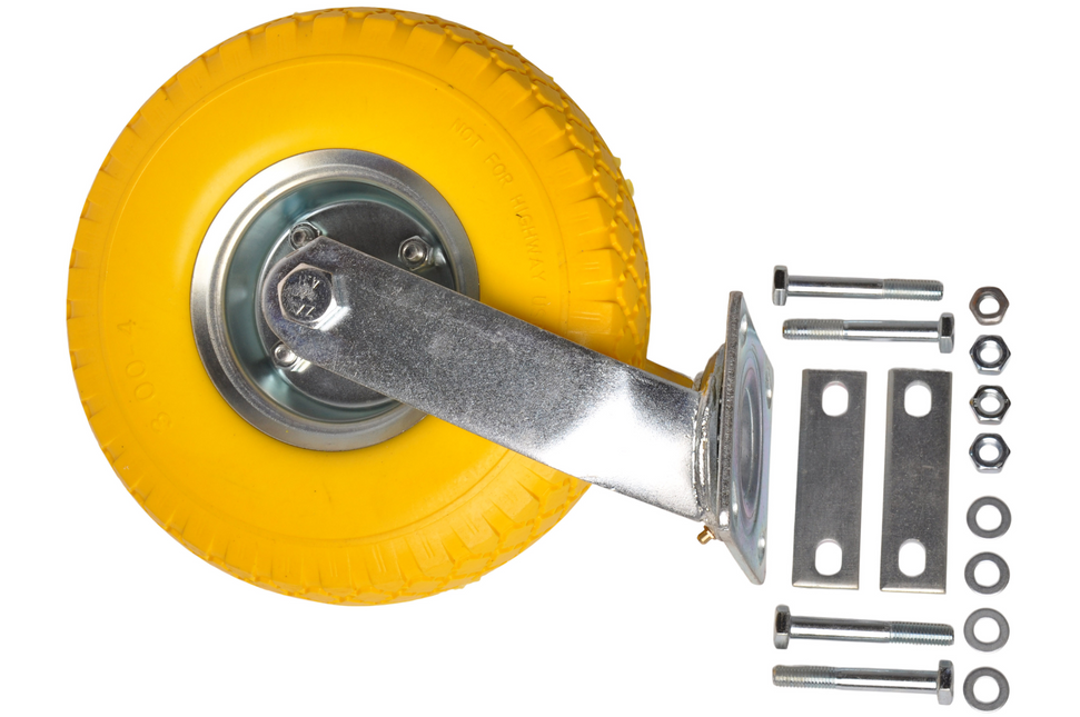 Cantonal Steunwiel zwenkwiel set - inclusief montagematerialen - 80 kg  draagvermogen