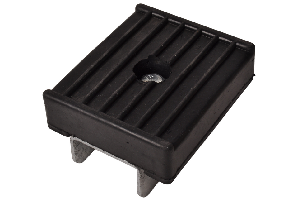 Cantonal Stootkussen op houder - 120x100x35 mm  - zwart