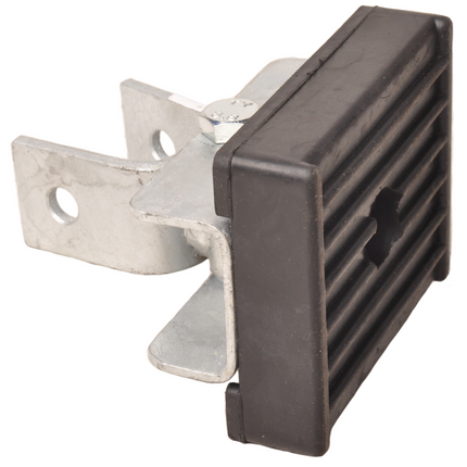 Cantonal Stootkussen op houder inclusief kantelblok - 120x100x35 mm - zwart