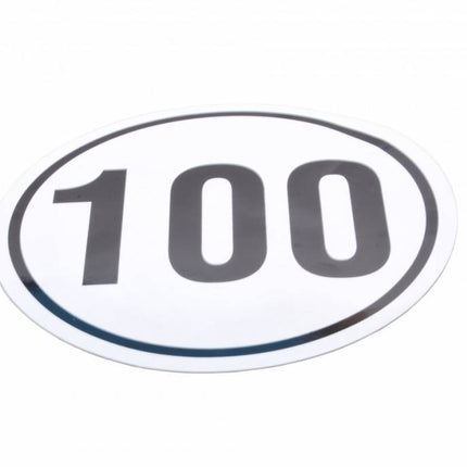 Cantonal Tempo 100 km sticker voor Duitsland - diameter van 200 mm