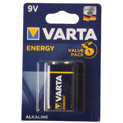 Cantonal Varta Energy Alkaline batterij 9V in blister