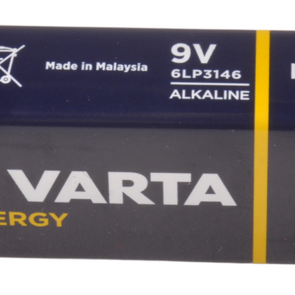 Cantonal Varta Energy Alkaline batterij 9V in blister