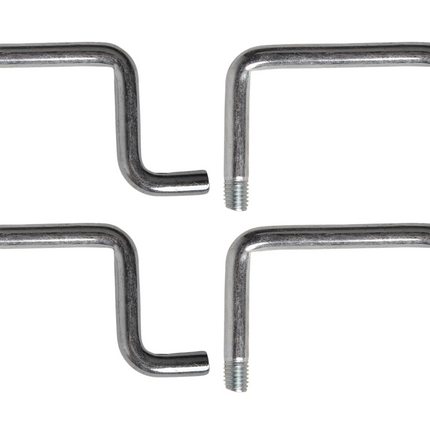 Cantonal Vastzetbeugel met draadeind 10 mm 800 DaN - set van 4 stuks