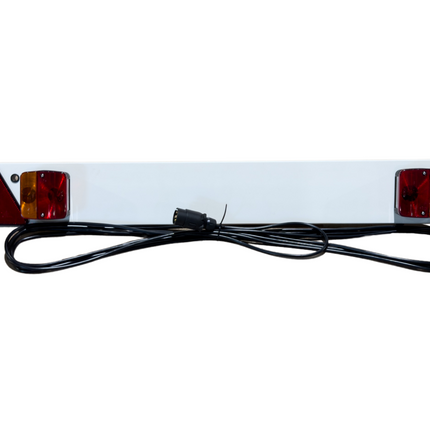 Cantonal Verlichtingsbalk kunststof voor aanhanger - lengte 137 cm -  8 meter hoofdkabel - 7 polige aansluiting - Plug & Play