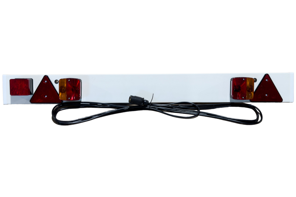 Cantonal Verlichtingsbalk kunststof voor aanhanger - lengte 137 cm - 8 meter hoofdkabel - 13 polige aansluiting - Plug & Play