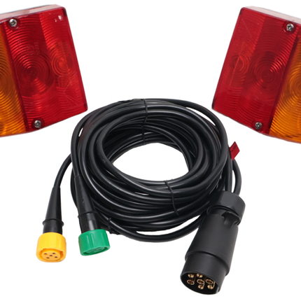 Cantonal Verlichtingsset - Aspock Minipoint - 4 meter hoofdkabel - 7 polig - Plug & Play