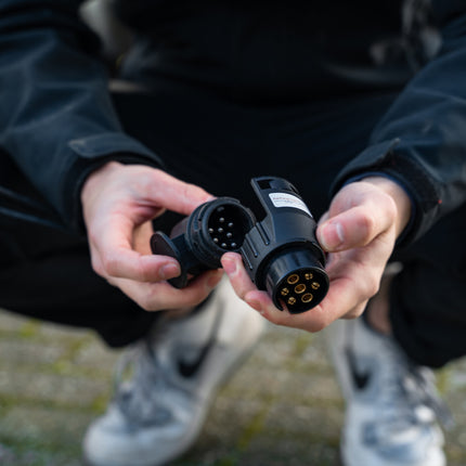 Cantonal Verloopstekker adapter Premium : Auto 7 polig - Aanhanger 13 polig