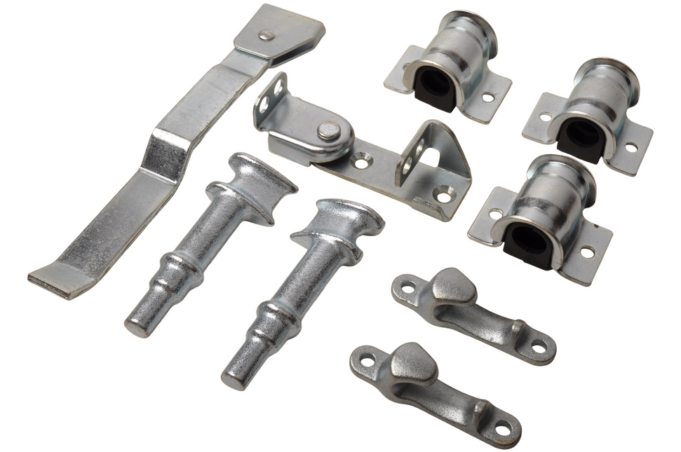 Cantonal Verzinkte draaistangsluiting - links - voor Ø22 mm stang