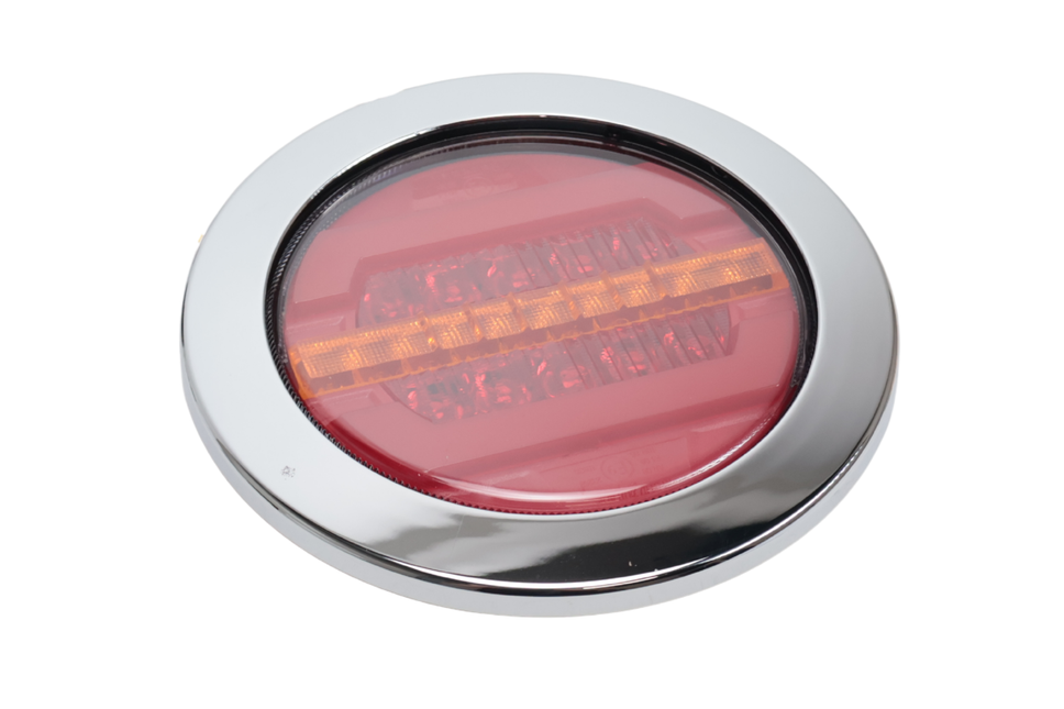 Cantonal Verzonken chromen achterlicht 155,4x42,7 mm