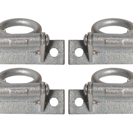 Cantonal Vloerring met veer 90x23 mm - set van 4 stuks
