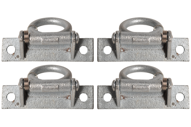 Cantonal Vloerring met veer 90x23 mm - set van 4 stuks