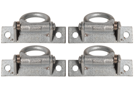Cantonal Vloerring met veer 90x23 mm - set van 4 stuks