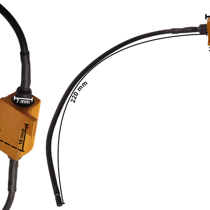 Cantonal Weerstand LED verlichting 12V