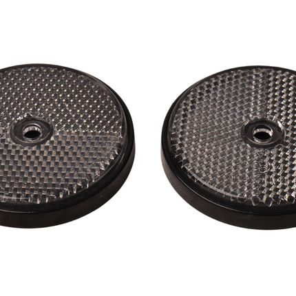 Cantonal Witte reflector 60 mm schroefgaten rond - 2 stuks