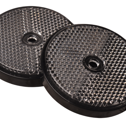 Cantonal Witte reflector 60 mm schroefgaten rond - 2 stuks
