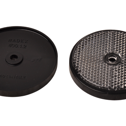Cantonal Witte reflector 60 mm schroefgaten rond - 2 stuks