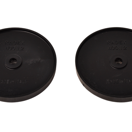 Cantonal Witte reflector 60 mm schroefgaten rond - 2 stuks