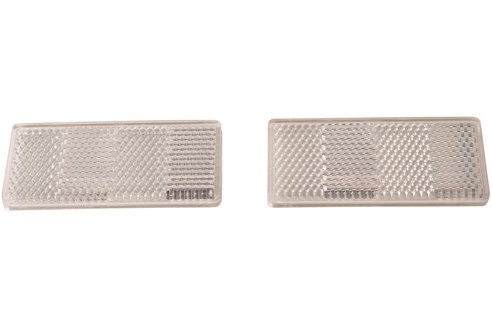 Cantonal Witte reflector 70x30 mm zelfklevend - set van 2 stuks
