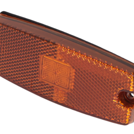 Cantonal Zijmarkeringslamp LED - 110x43 mm - 10-30V - oranje/geel - losse draad aansluiting