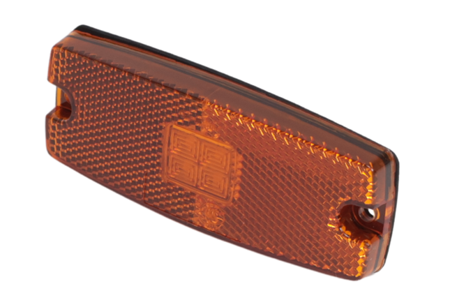 Cantonal Zijmarkeringslamp LED - 110x43 mm - 10-30V - oranje/geel - losse draad aansluiting