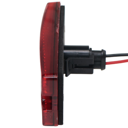 Cantonal Zijmarkeringslamp LED - 110x43 mm - 10-30V- rood - losse draad aansluiting