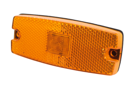 Cantonal Zijmarkeringslamp LED - 110x43 mm - oranje/geel - losse draad aansluiting