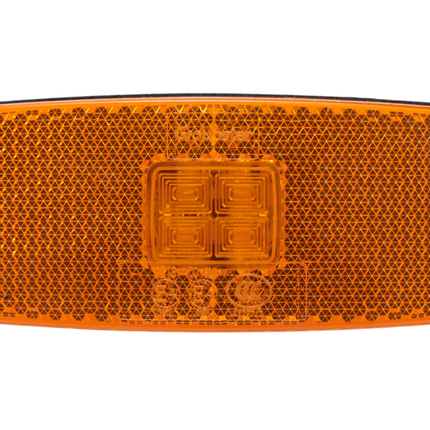 Cantonal Zijmarkeringslamp LED - 110x43 mm - oranje/geel - losse draad aansluiting